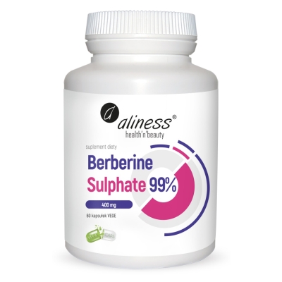 Berberine Sulphate 99% 400 mg x 60 vege caps